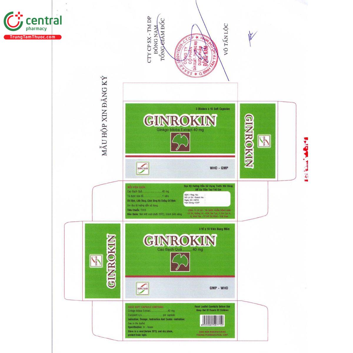ginrokin 40mg 3 Q6810 ginrokin 40mg 3 Q6810