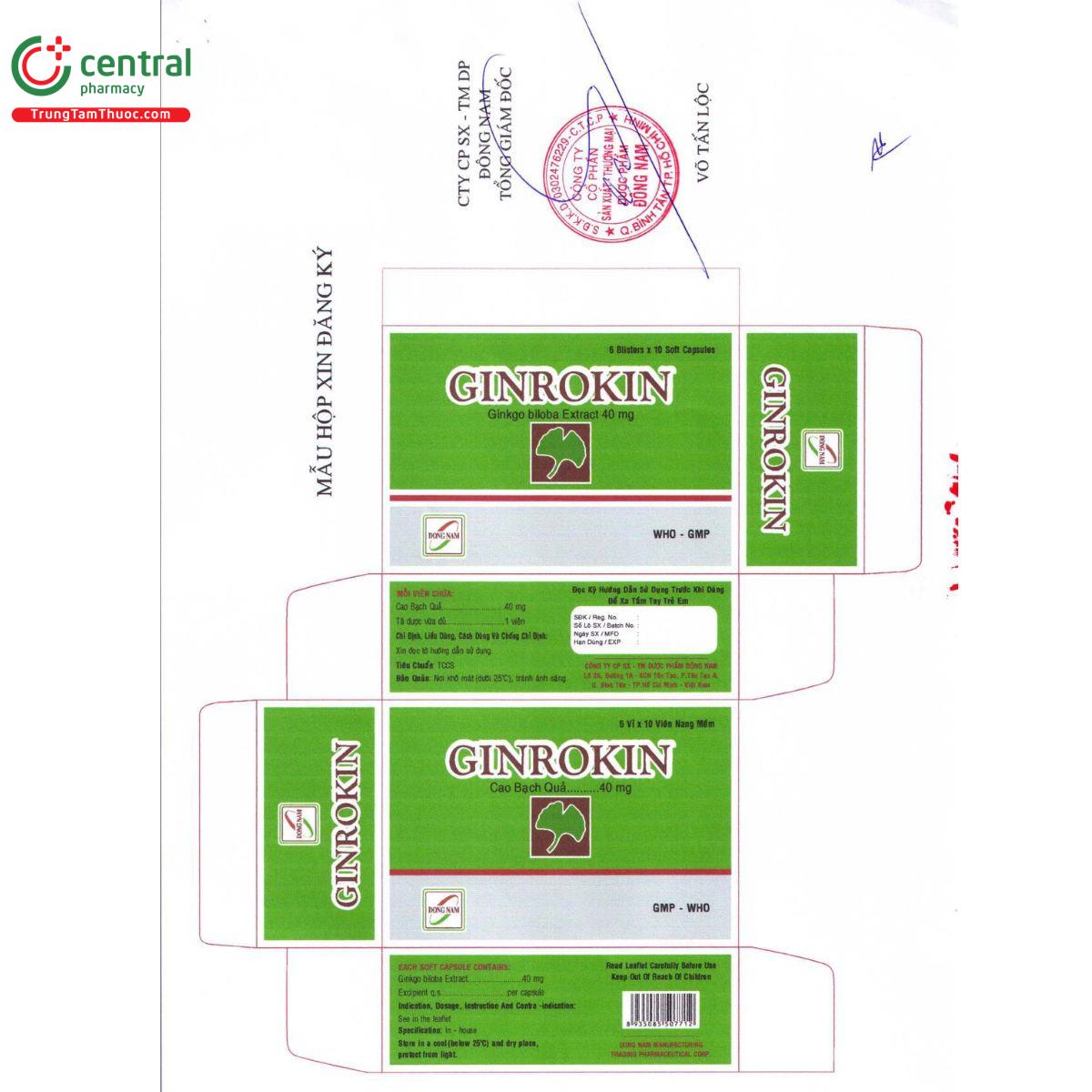 ginrokin 40mg 4 L4187 ginrokin 40mg 4 L4187