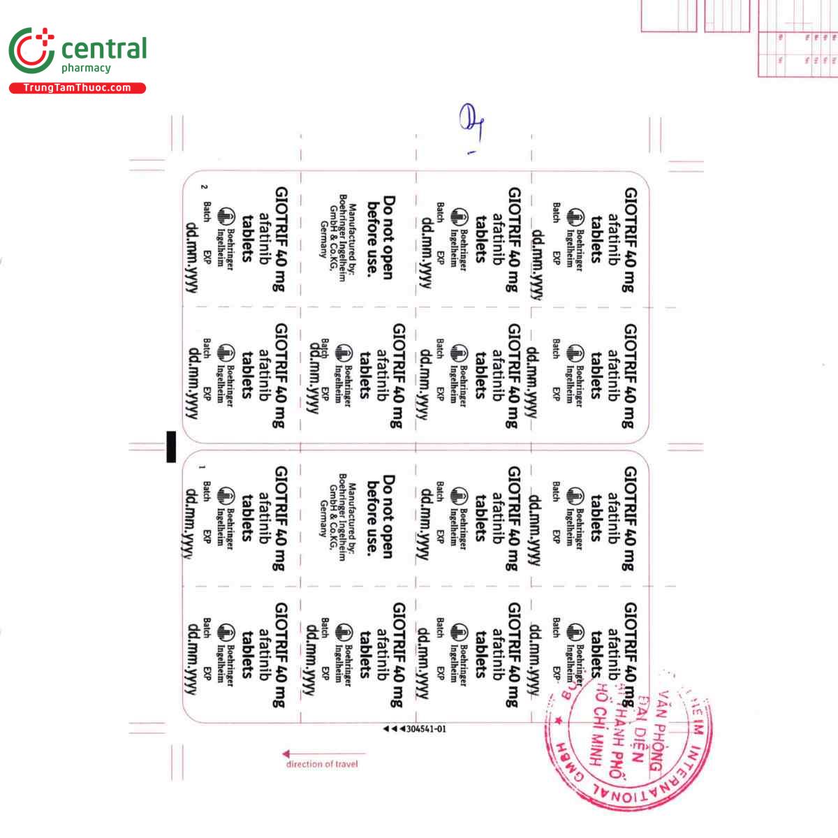 giotrif 40mg 10 B0632