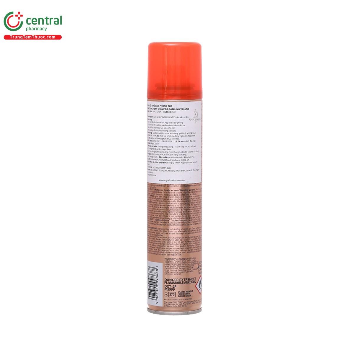 girlz only dry shampoo dazzling volume 6 A0264