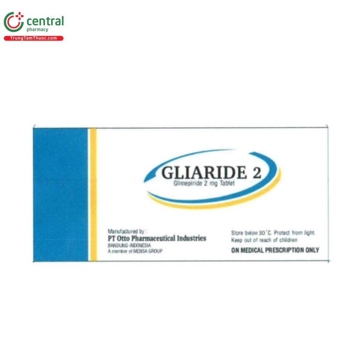gliaride 2mg 2 E1456