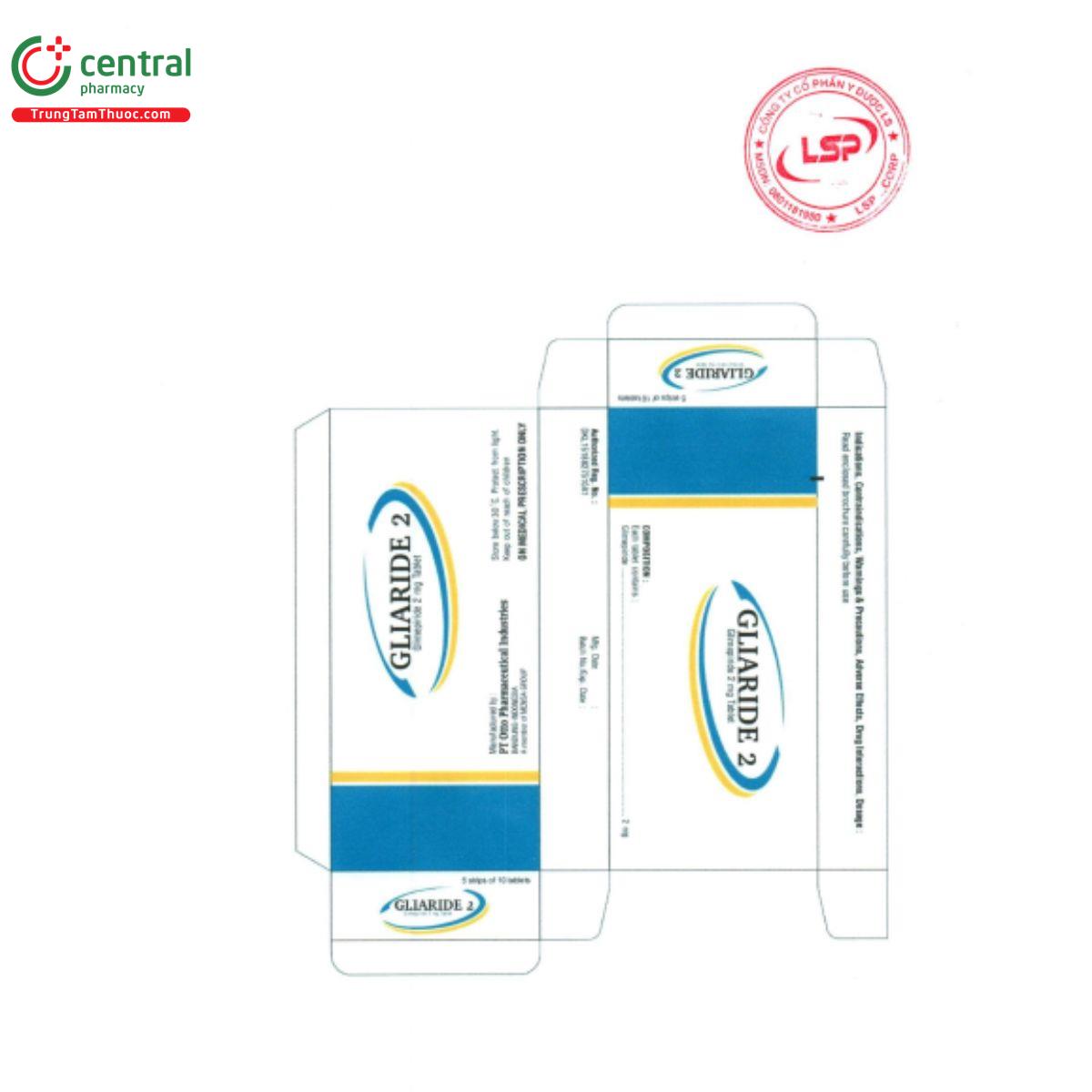 gliaride 2mg 3 U8720