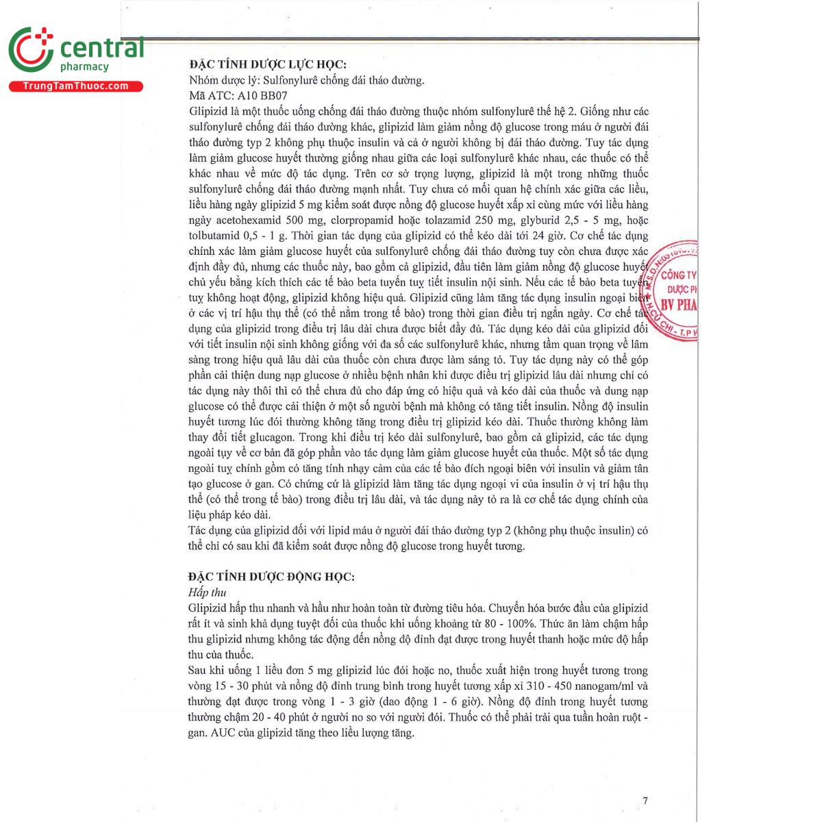 glipizid 10mg bv pharma 10 G2113