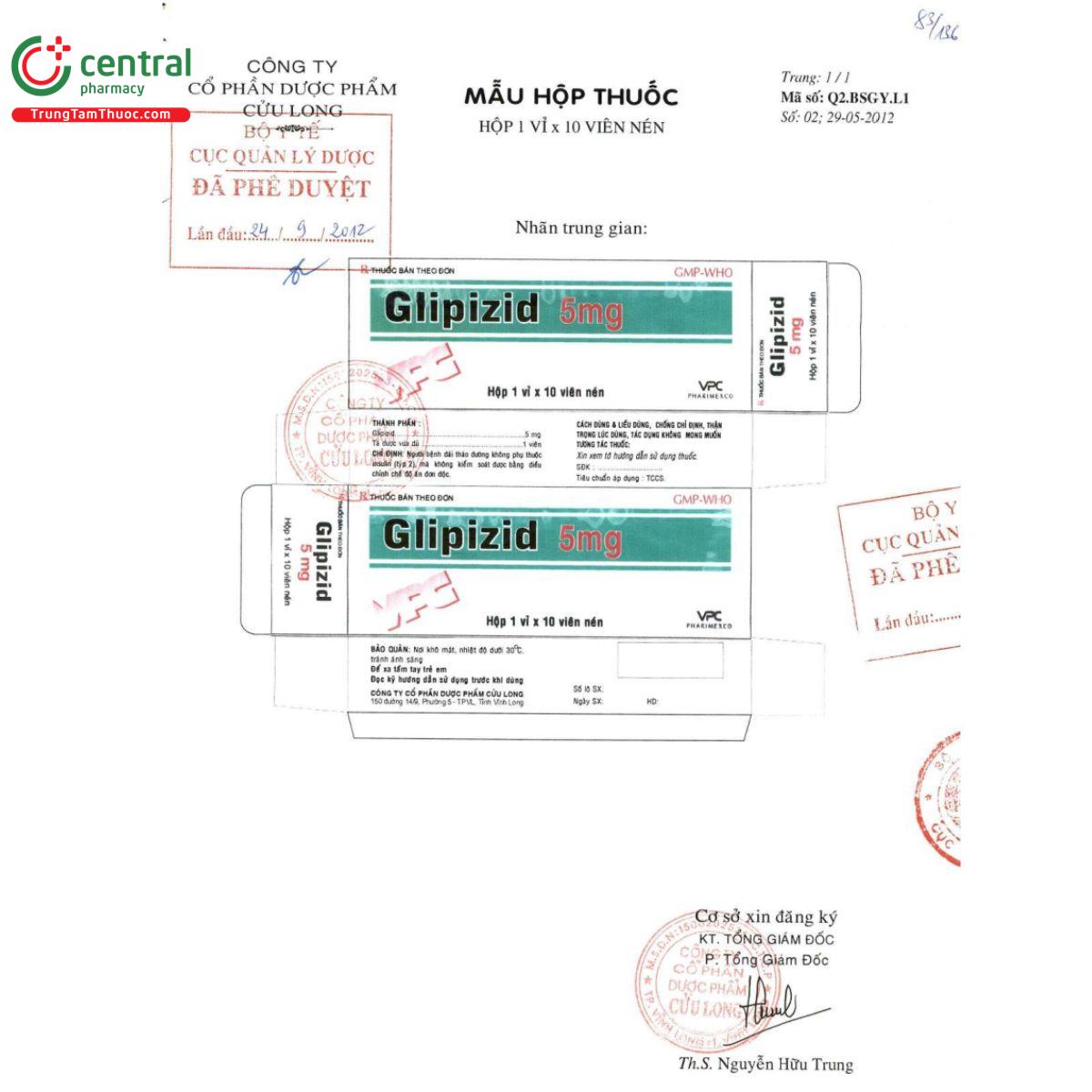 glipizid 5mg pharimexco 2 H3502 glipizid 5mg pharimexco 2 H3502