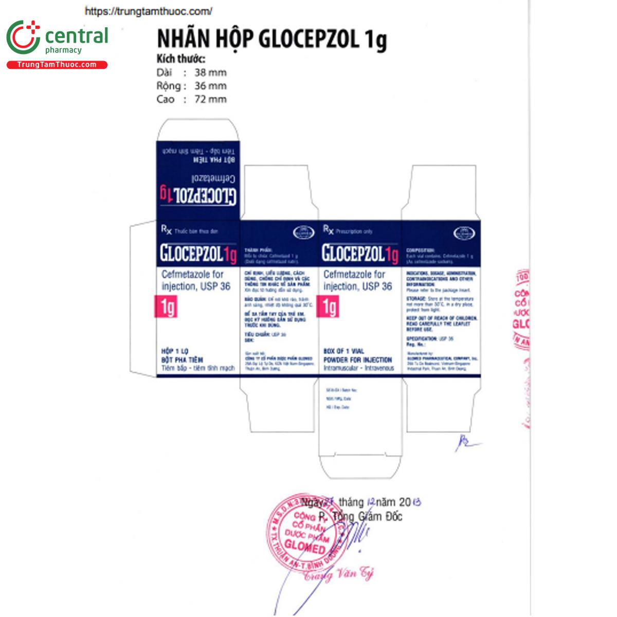 glocepzol 1g 4 C1684 glocepzol 1g 4 C1684