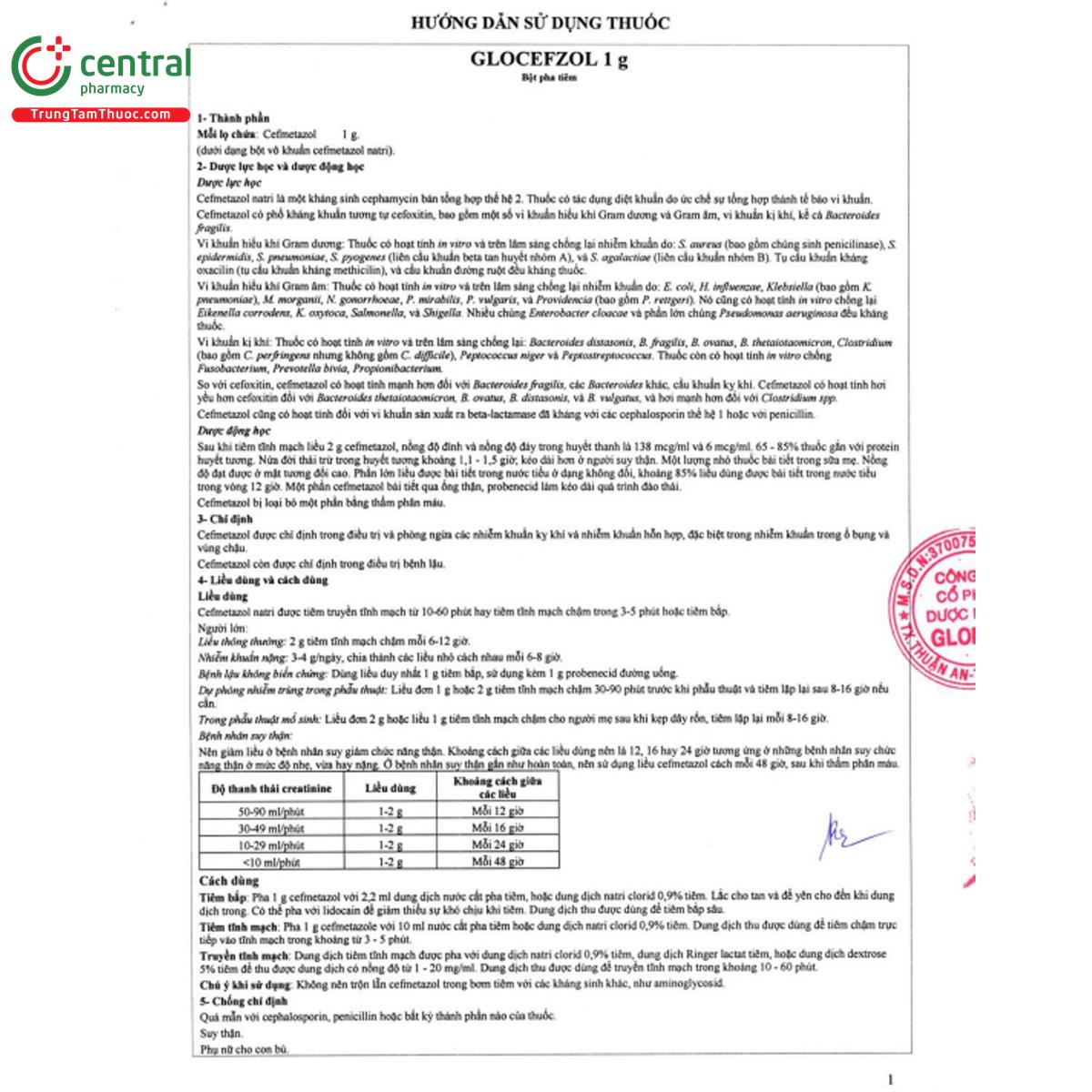 glocepzol 1g 7 I3553 glocepzol 1g 7 I3553