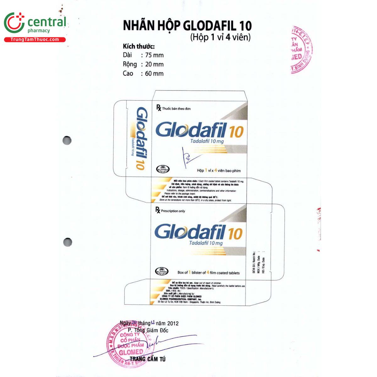 glodafil 10 5 T8212 glodafil 10 5 T8212