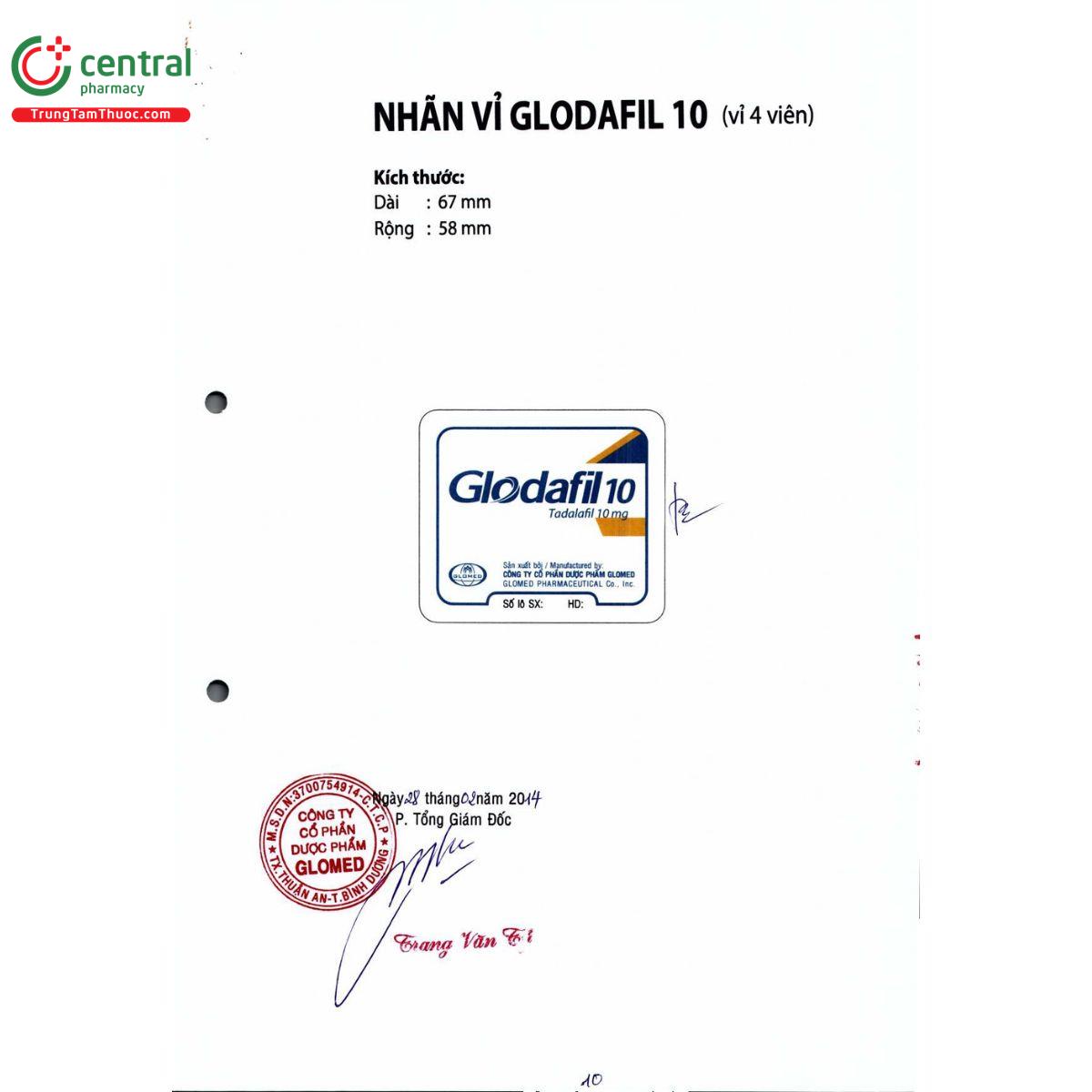 glodafil 10 6 E1048 glodafil 10 6 E1048
