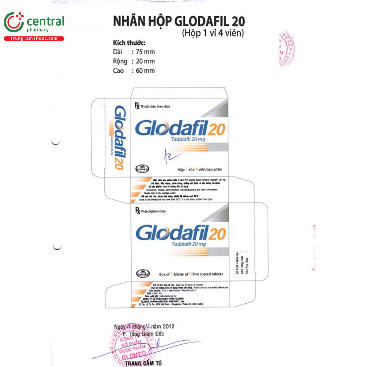 glodafil 20mg 5 C1651 glodafil 20mg 5 C1651