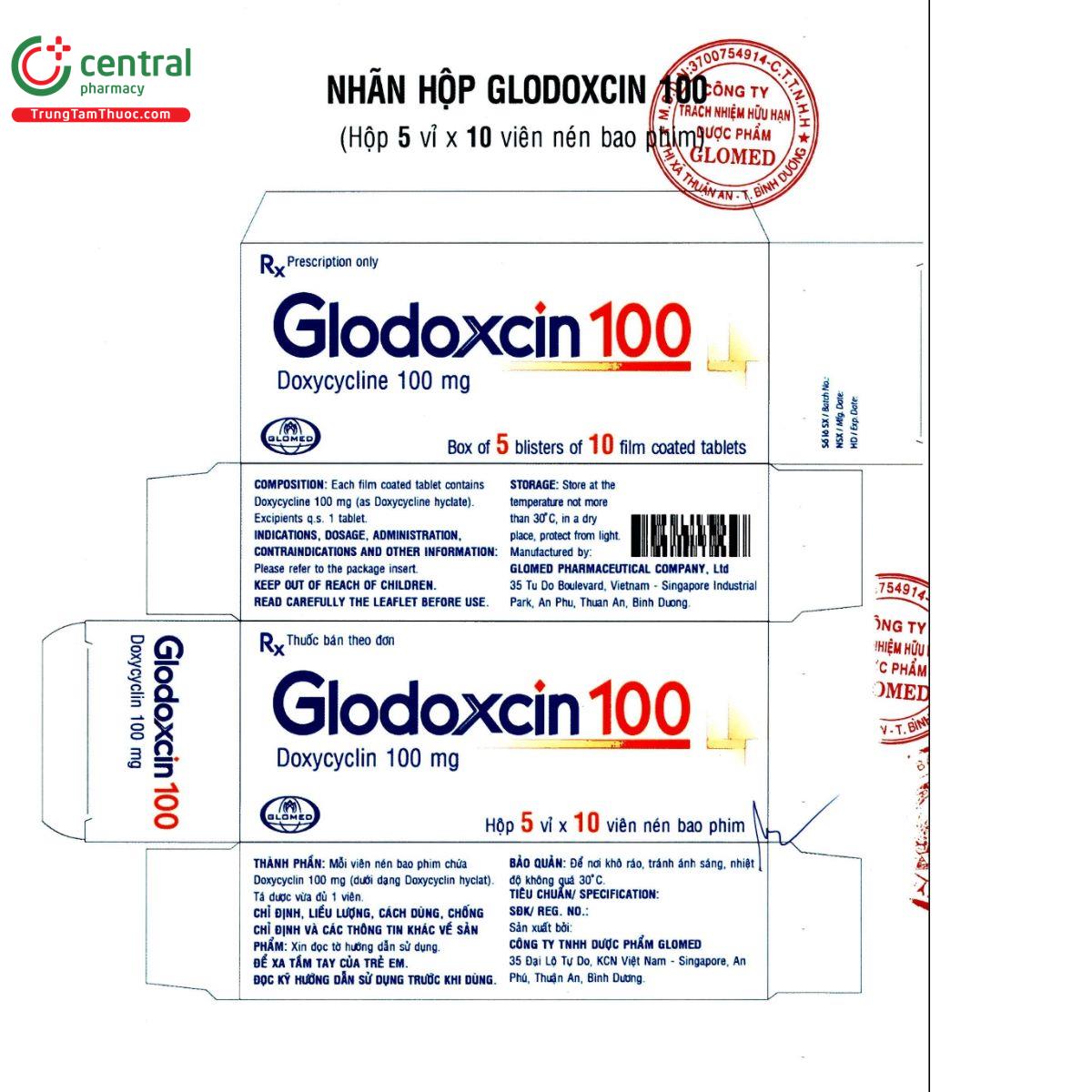 glodoxcin 100 4 M5323 glodoxcin 100 4 M5323