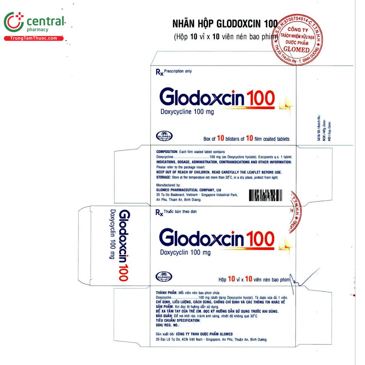 glodoxcin 100 5 T8051 glodoxcin 100 5 T8051