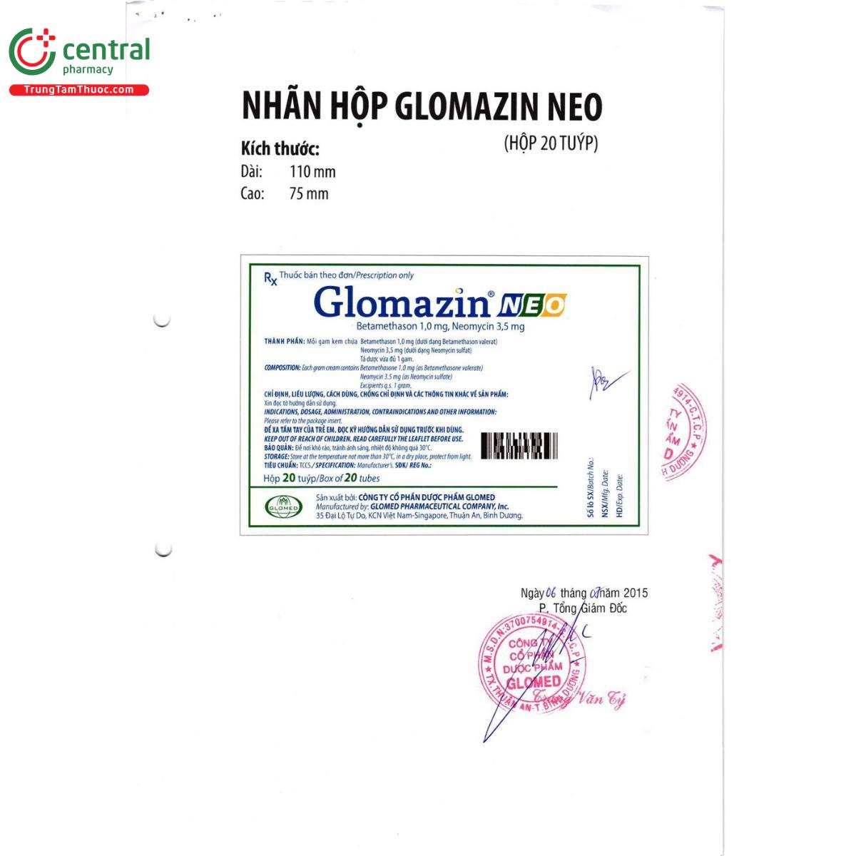 glomazin neo 5 B0640