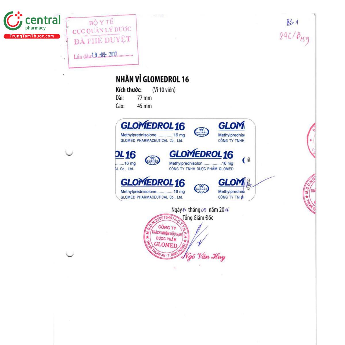 glomedrol 16 2 H2705 glomedrol 16 2 H2705