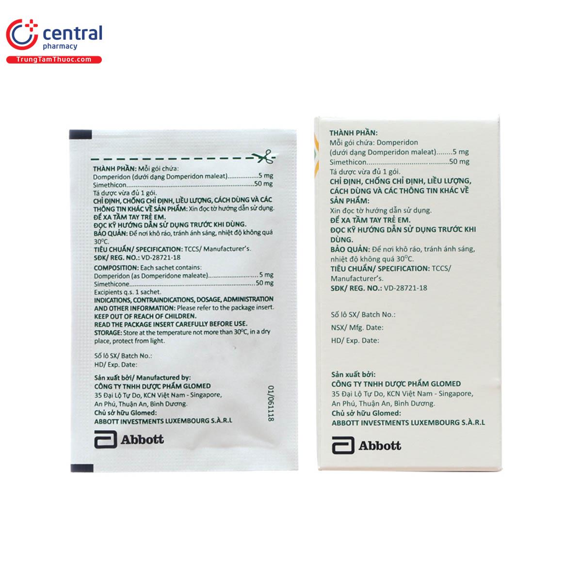 glomoti m 5 50 sachet 4 O5503