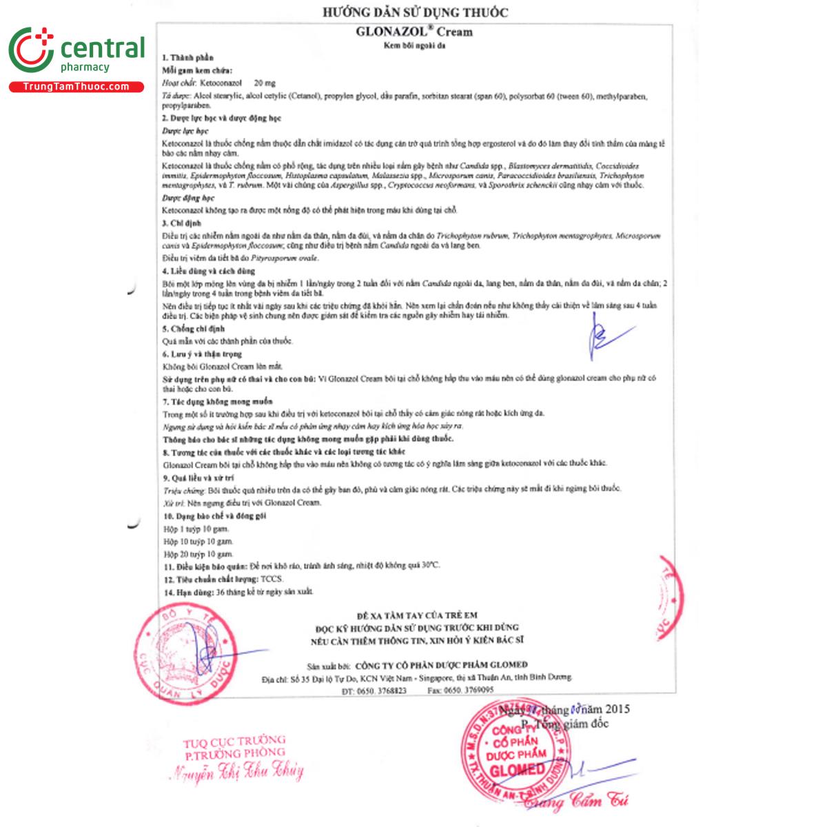 glonazol cream 8 I3058 glonazol cream 8 I3058