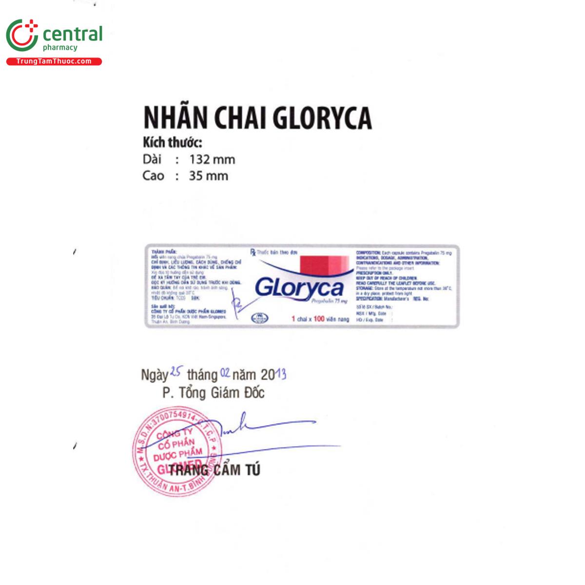 gloryca 75mg 4 A0426 gloryca 75mg 4 A0426