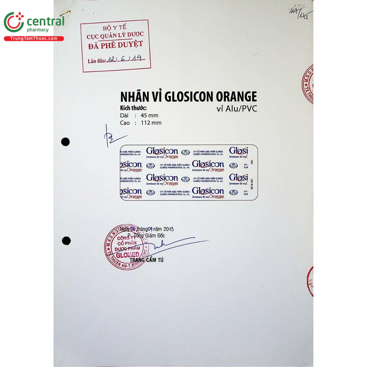 glosicon orange 80mg 1 R7142