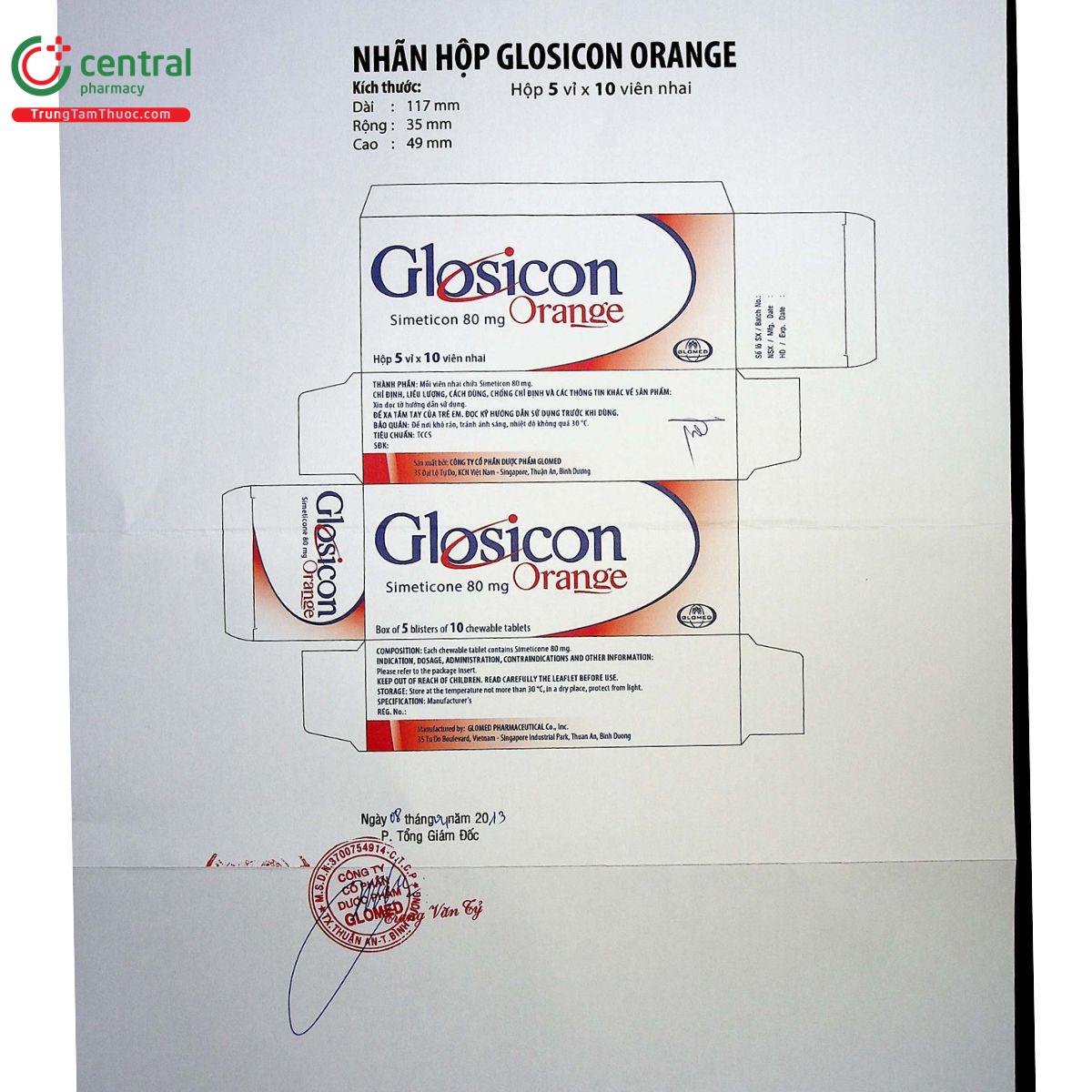 glosicon orange 80mg 2 I3760
