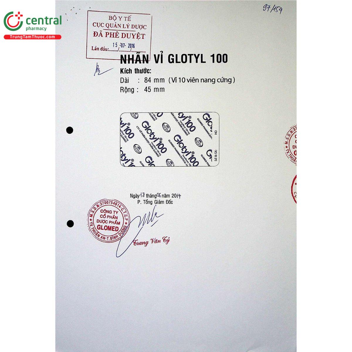 glotyl 100 2 A0054 glotyl 100 2 A0054