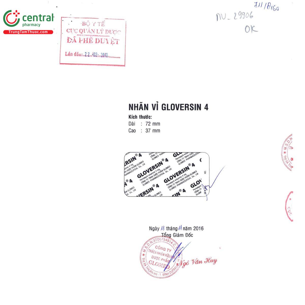 gloversin 4 2 D1511 gloversin 4 2 D1511