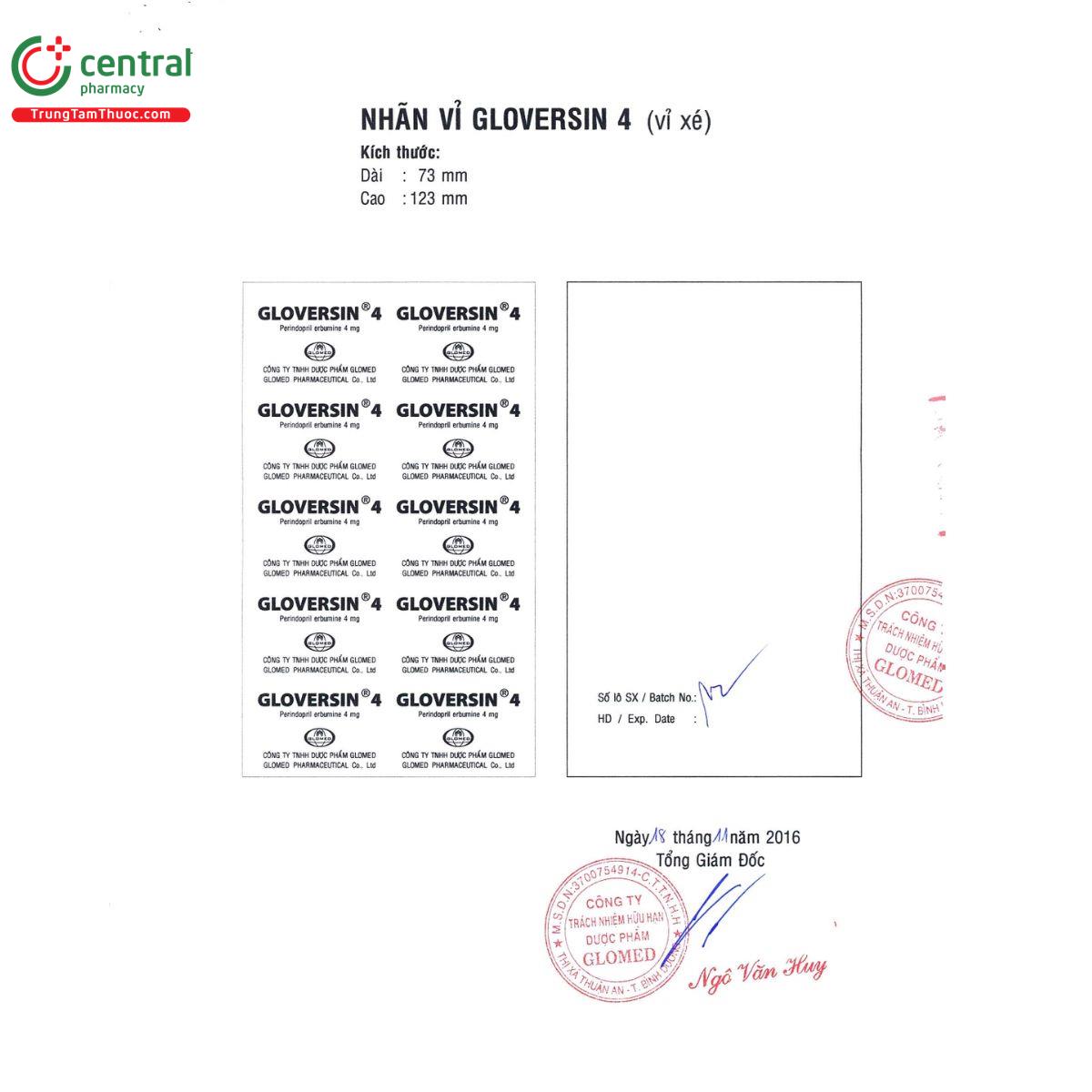 gloversin 4 6 C1820 gloversin 4 6 C1820