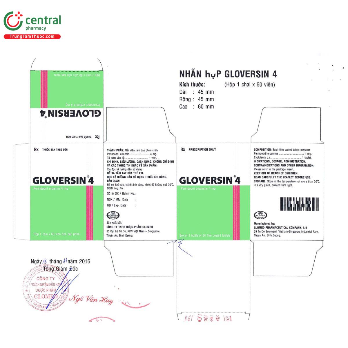 gloversin 4 9 J3076 gloversin 4 9 J3076
