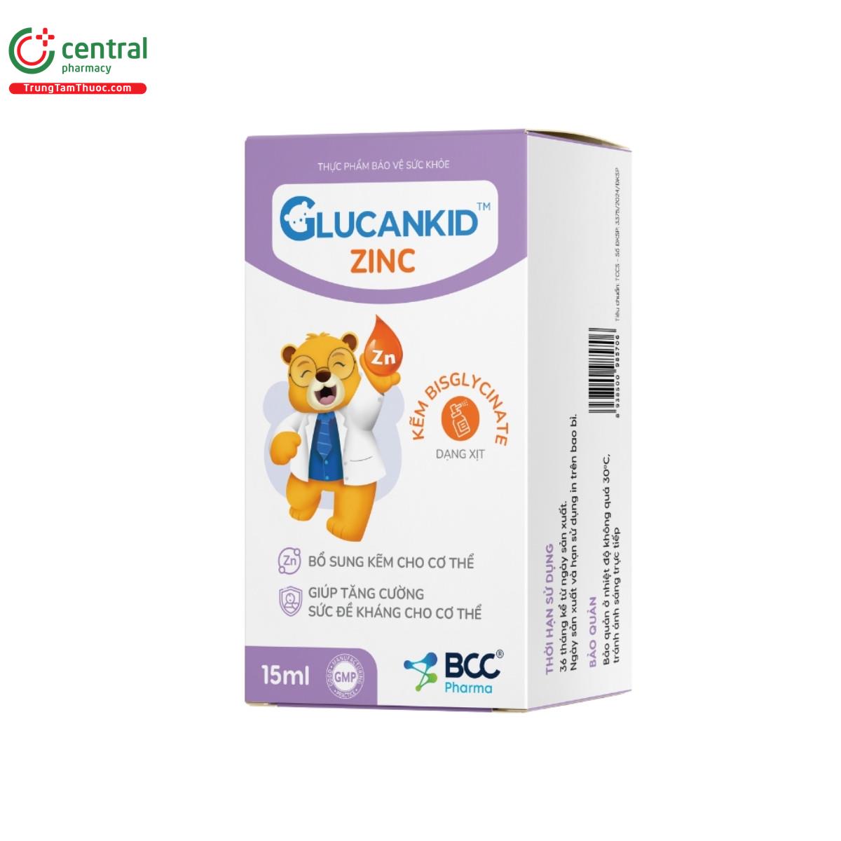 glucankid zinc 1 B0168