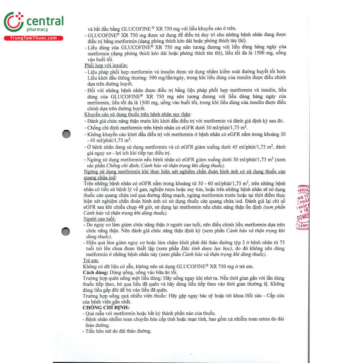 glucofine xr 750mg 5 D1822