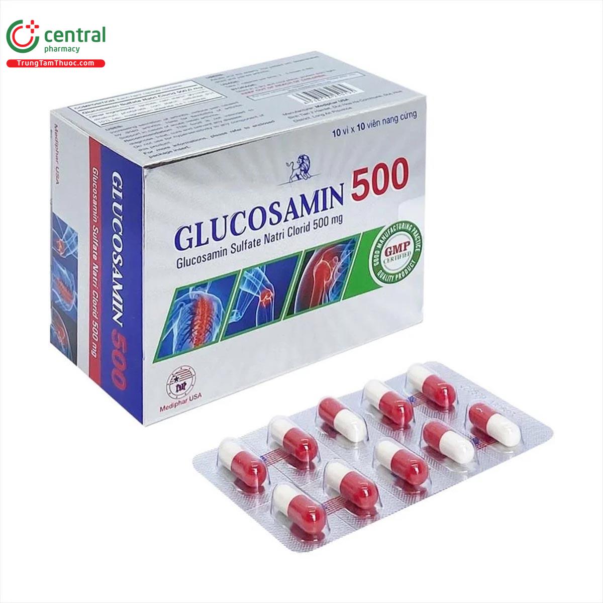 Hướng dẫn sử dụng Glucosamin 500mg