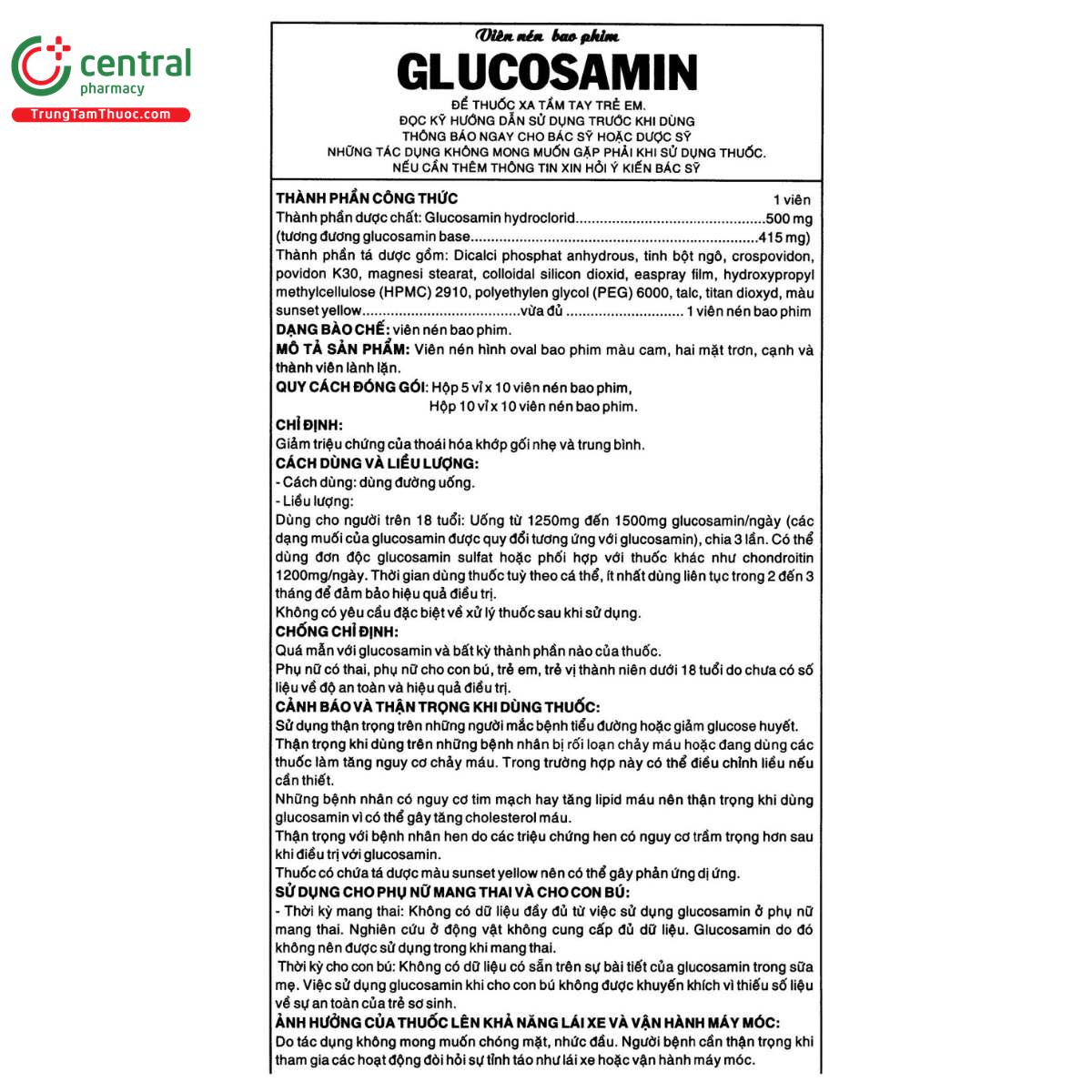 glucosamin 500mg 6 K4105