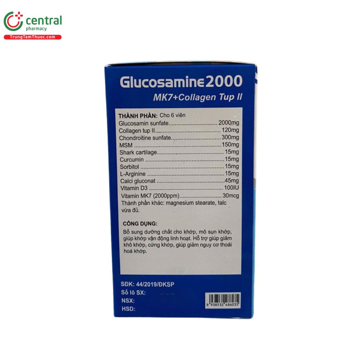 glucosamine 2000 mk7 collagen tup ii 6 E1078