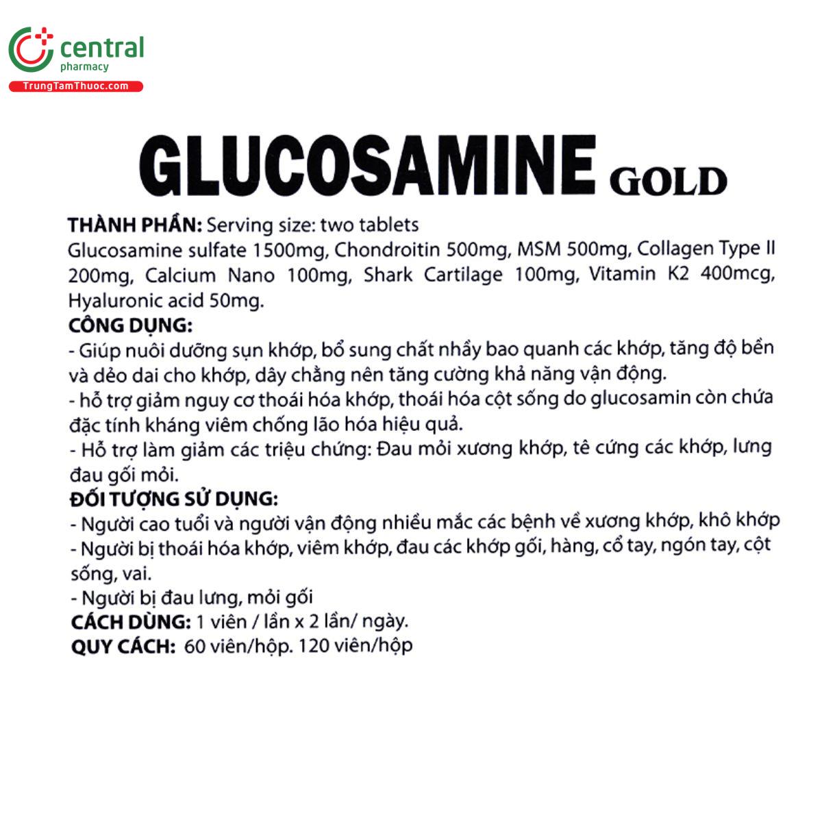 glucosamine gold 4 B0628