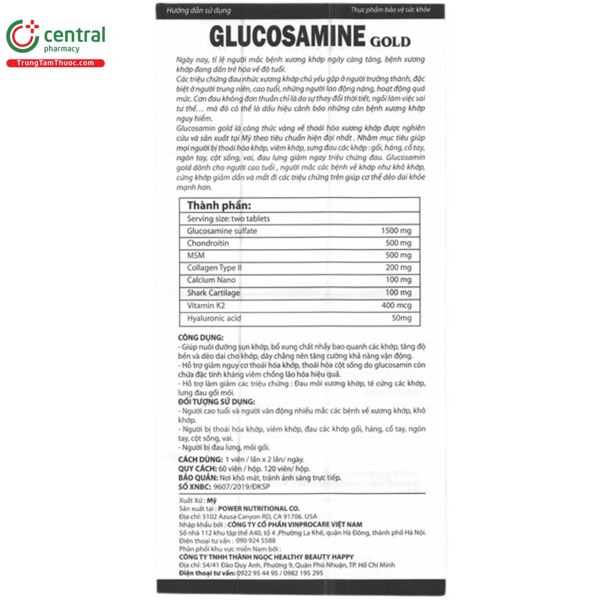 glucosamine gold 7 Q6072