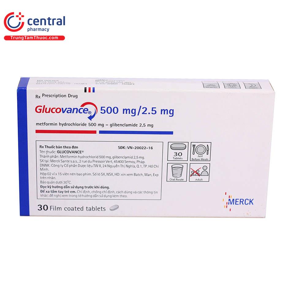 glucovance500mg25mgttt15 V8604