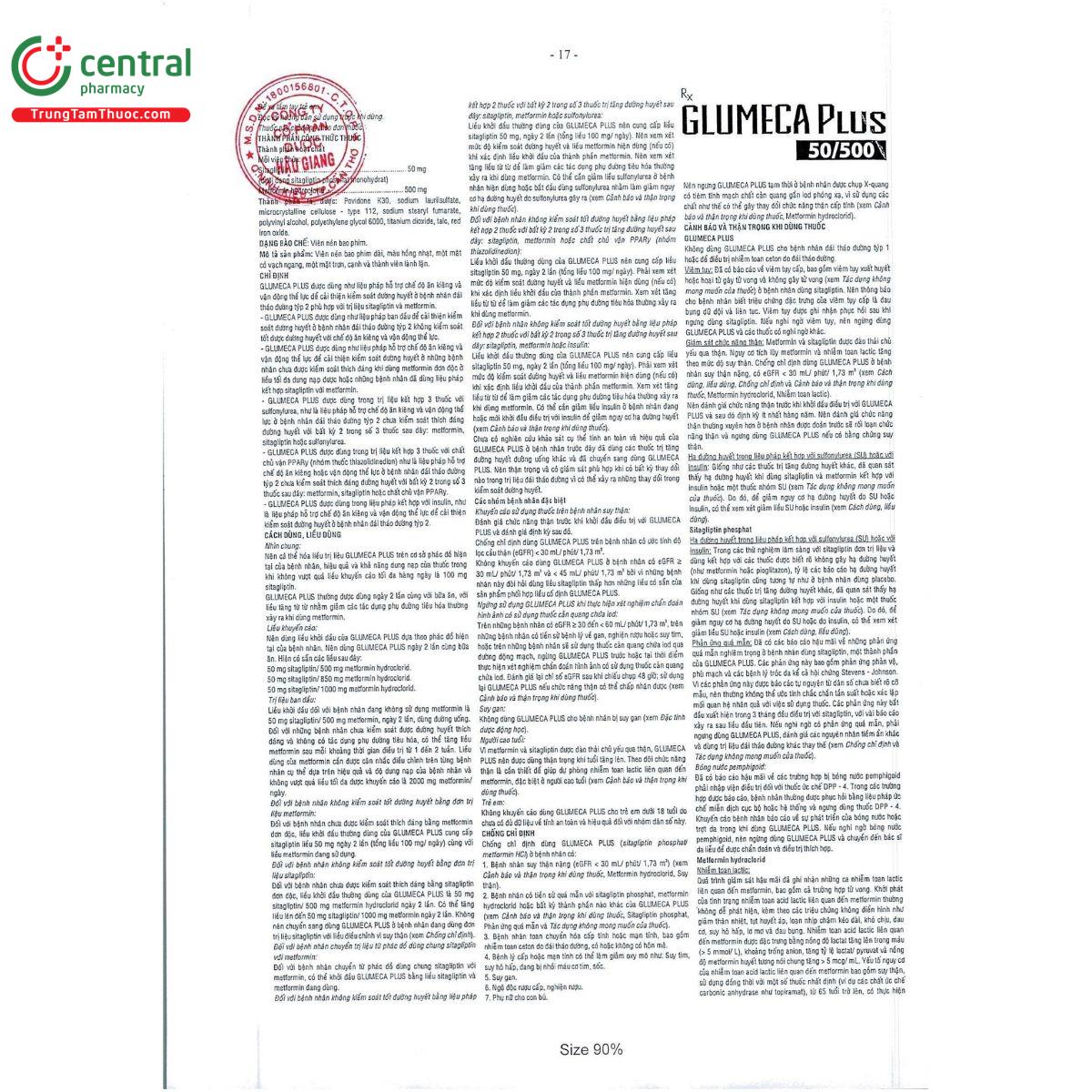 glumec plus 50 500 4 C1354
