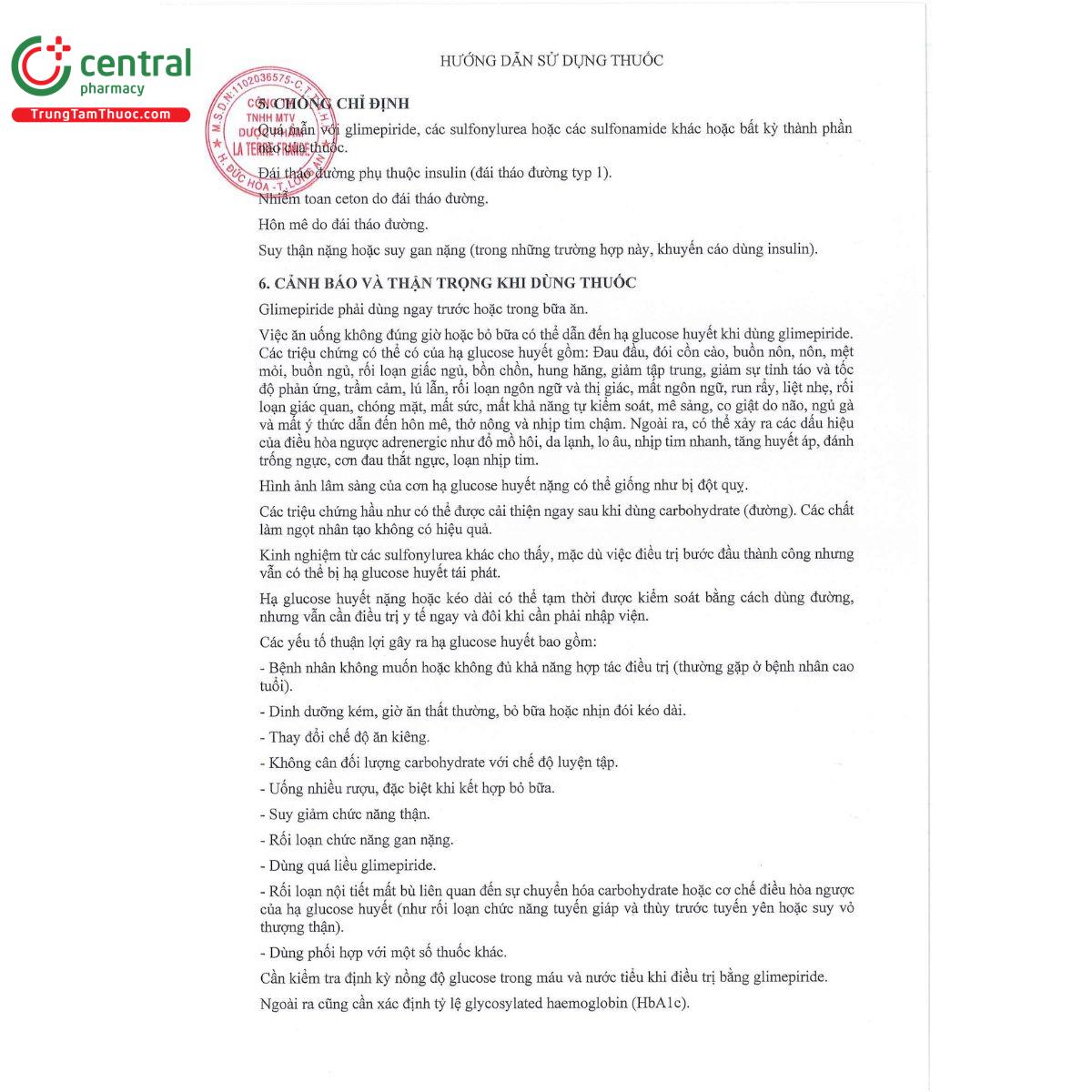 glupirid 2 6 H3558 glupirid 2 6 H3558