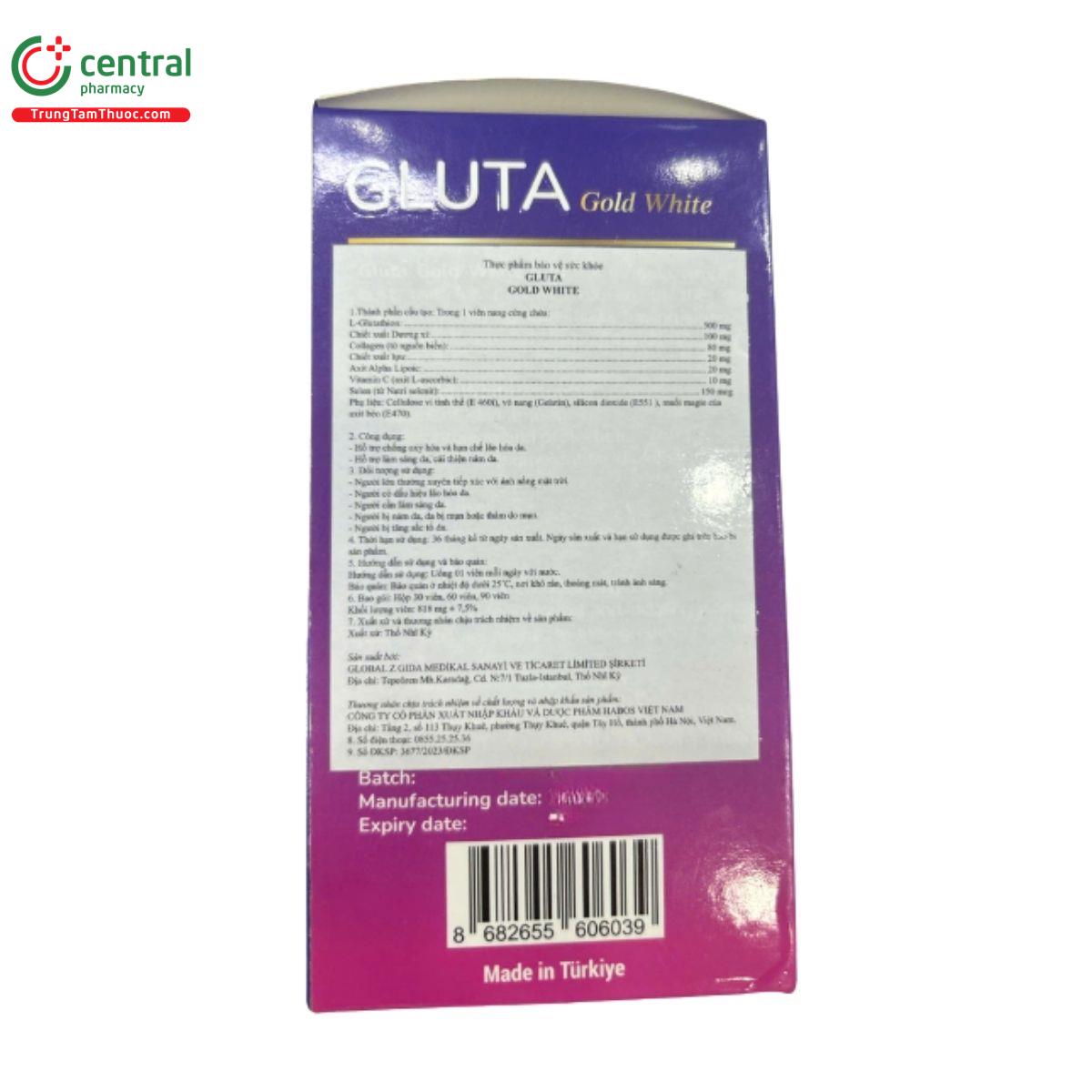 gluta gold white 6 T7358