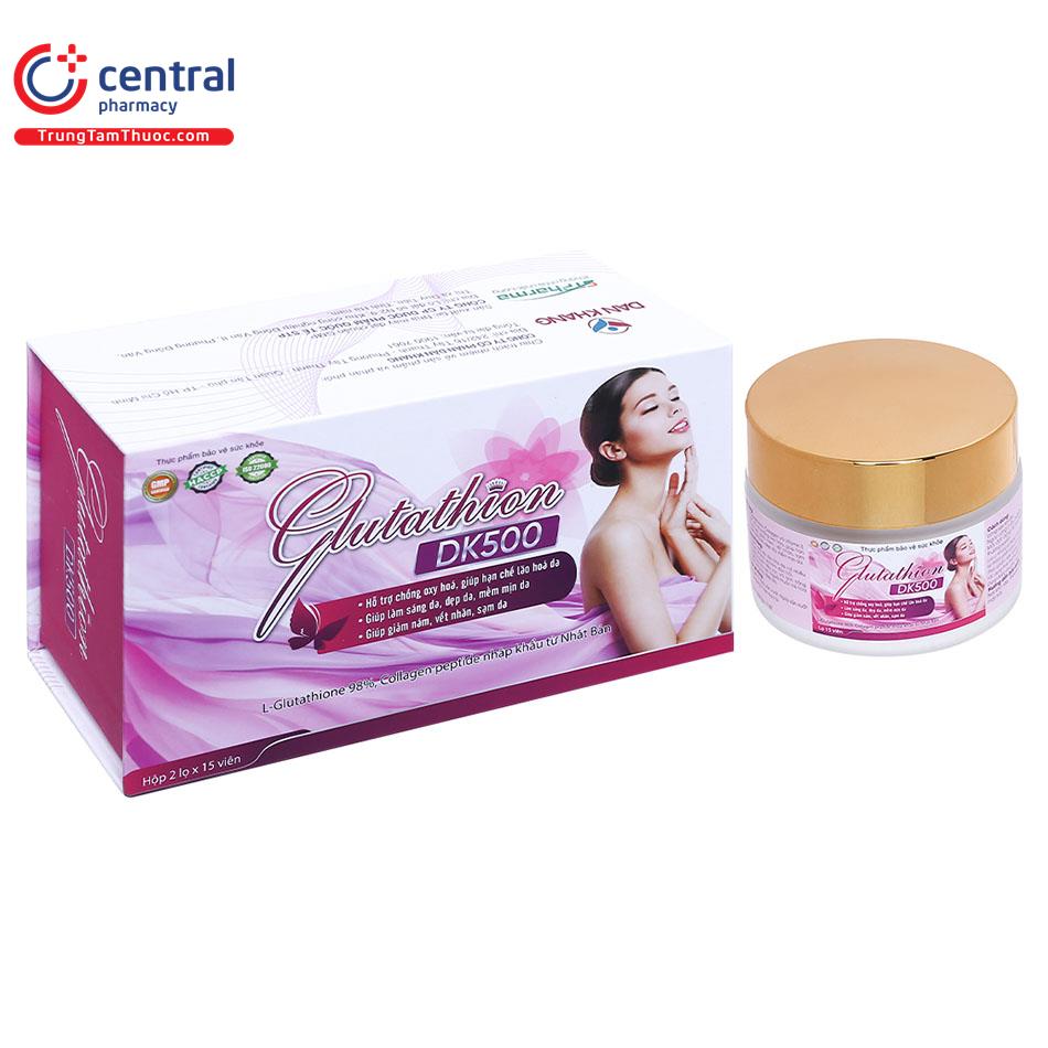 glutathion nhật DK500 giúp giảm nám, tàn nhang, cho da sáng, mềm mịn Glutathione-natural Antioxidant, Anti-aging, Skin Select Size:60 Softgels Titles that do not have stacks