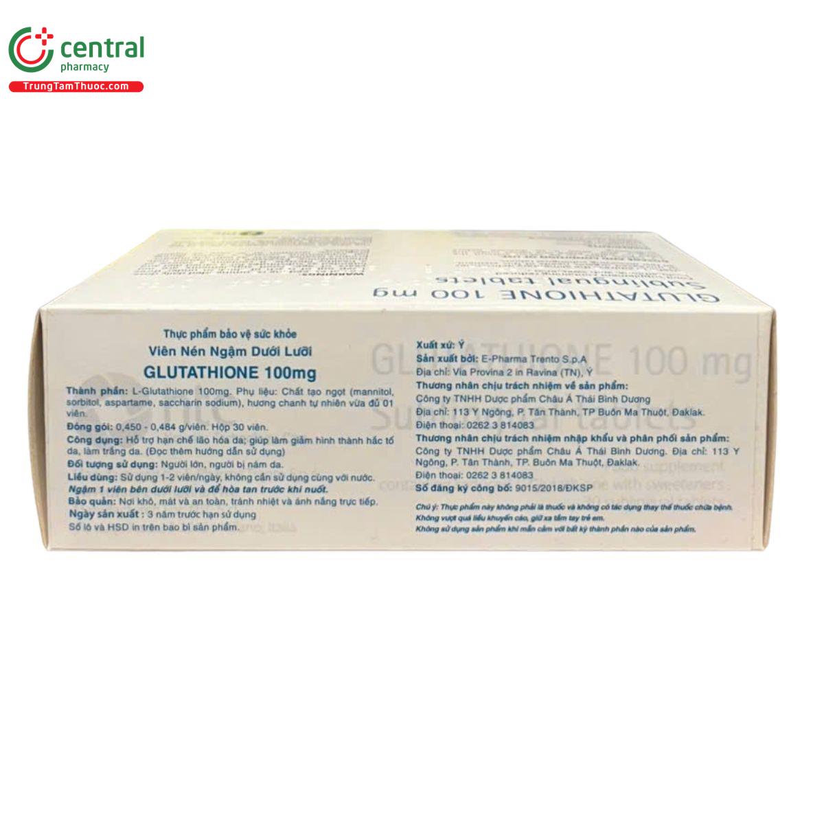 glutathione 100mg sublingual tablets 11 G2432