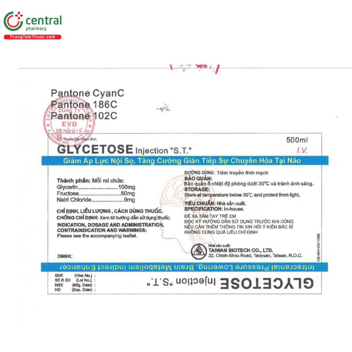 glycetose injection st 2 J3148