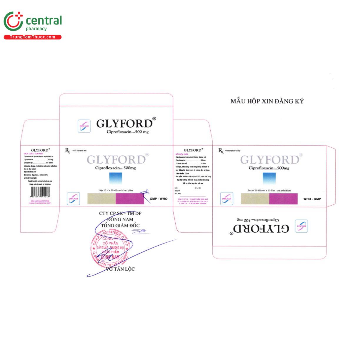 glyford 500mg 5 U8480