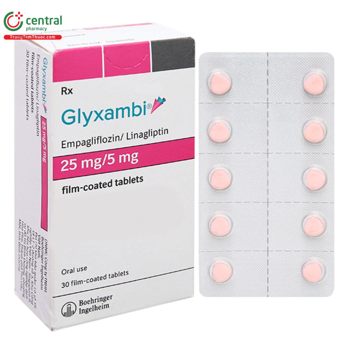 Thuốc Glyxambi 25mg/5mg điều trị đái tháo đường type 2 với sự kết hợp 2 ...