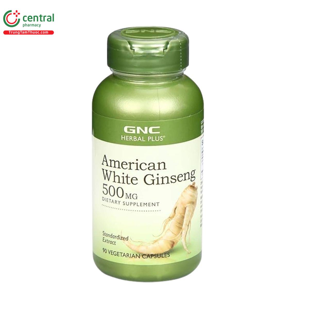 gnc american white ginseng 500mg 1 J3044
