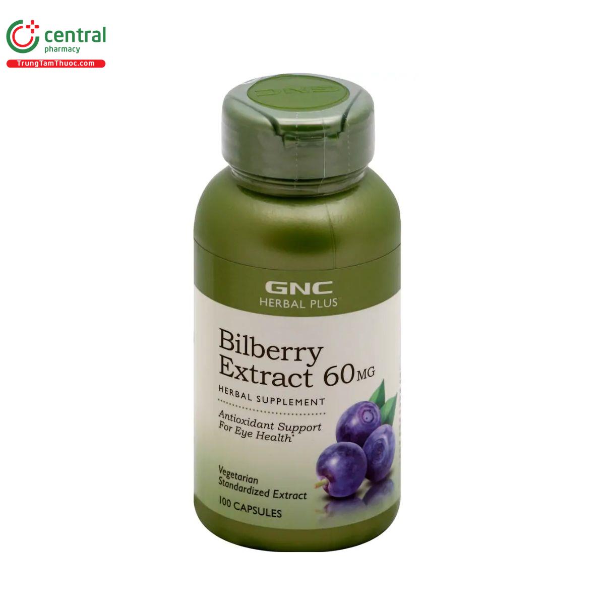 gnc bilberry extract 60mg 2 M5283