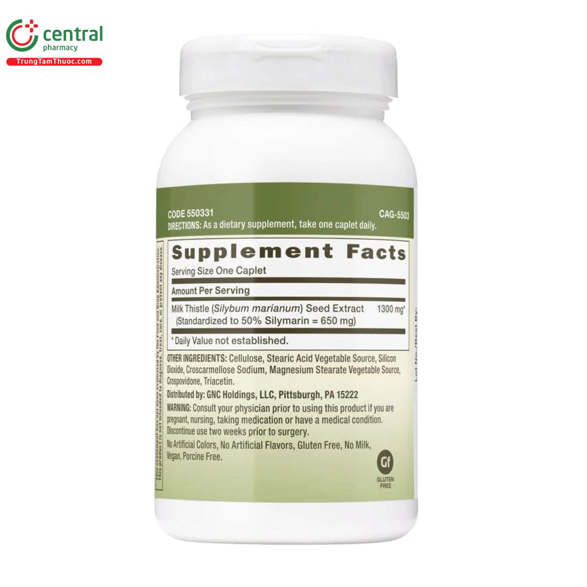 gnc milk thistle 1300mg 4 S7820 gnc milk thistle 1300mg 4 S7820