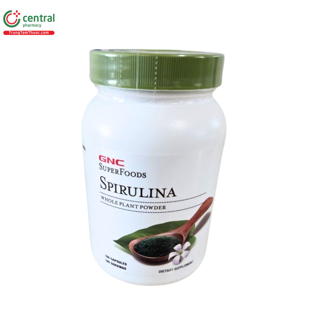 gnc superfoods spirulina 3 H3685