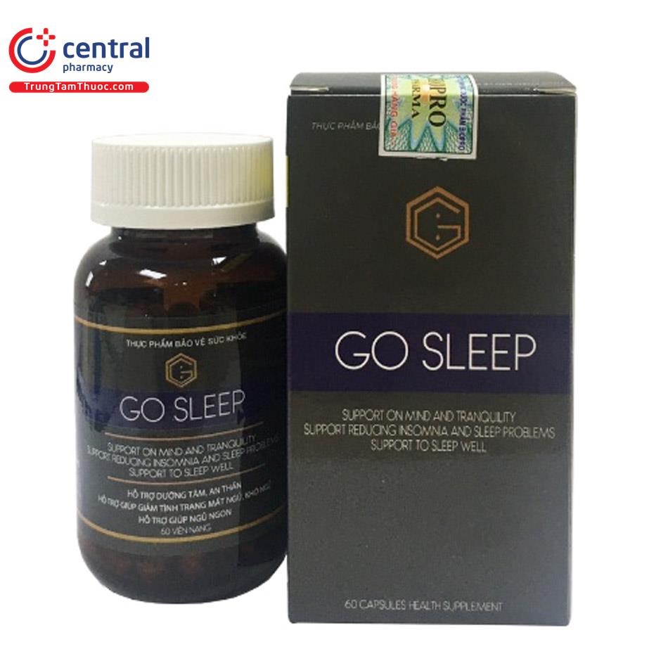 [CHÍNH HÃNG] Viên uống Go Sleep - giúp ngủ ngon sâu giấc