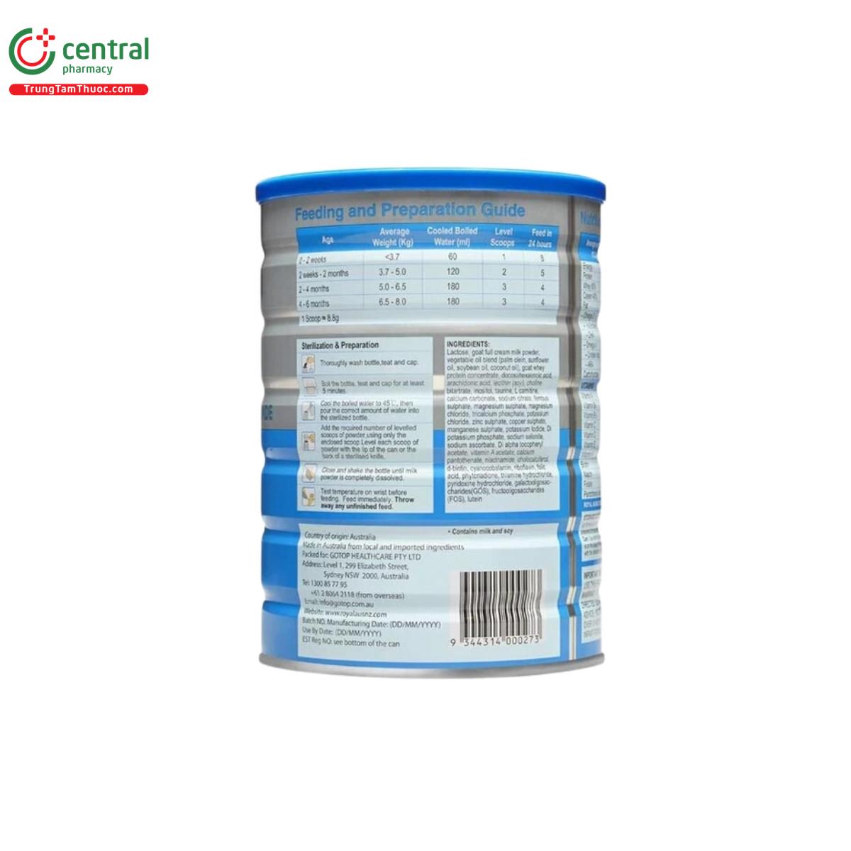 goat infant formula 1 7 R7311