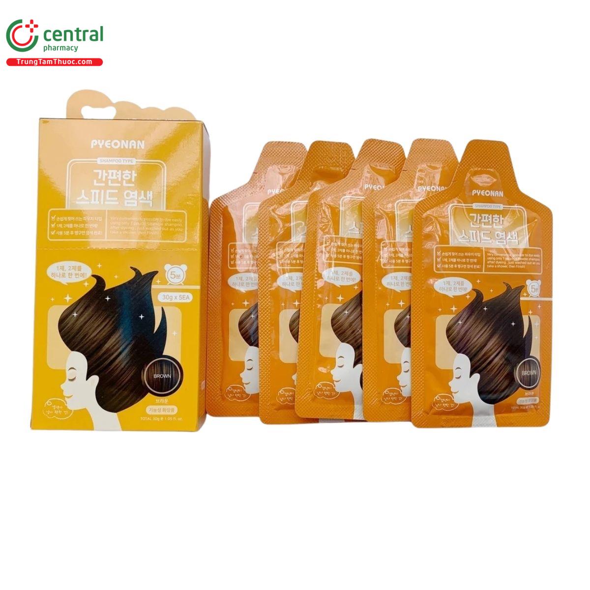 goi kho nhuom thao duoc pyeonan mau nau socola brown 2 B0646