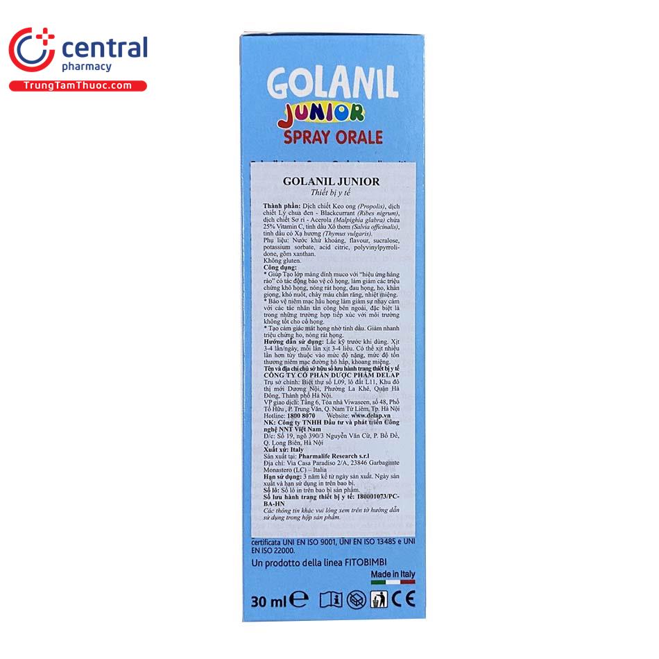golanil junior spray orale 9 S7516